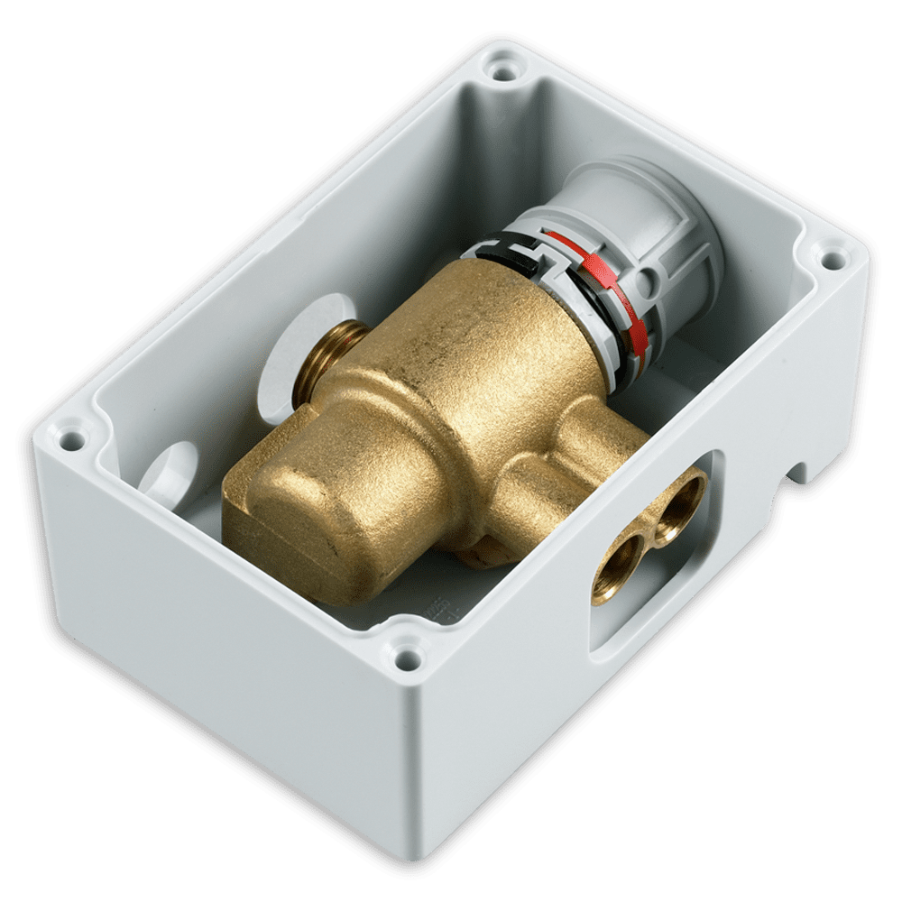 Small Brass Thermostatic Mixing Valve for Institutional Faucets