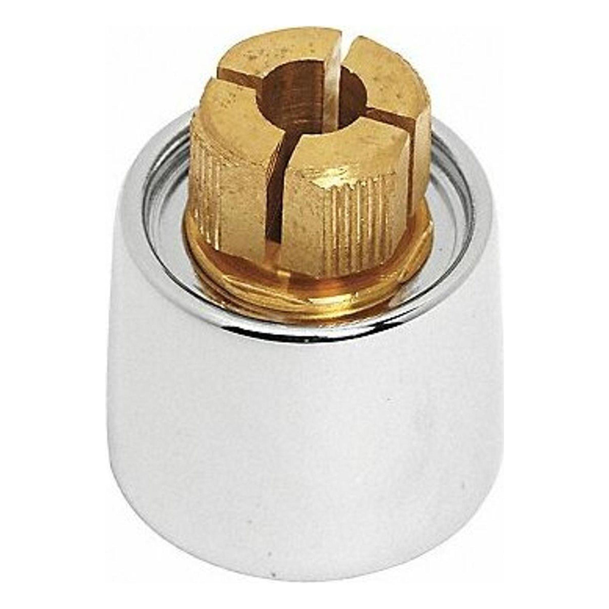 Polished Chrome and Brass Bathroom Sink Adapter