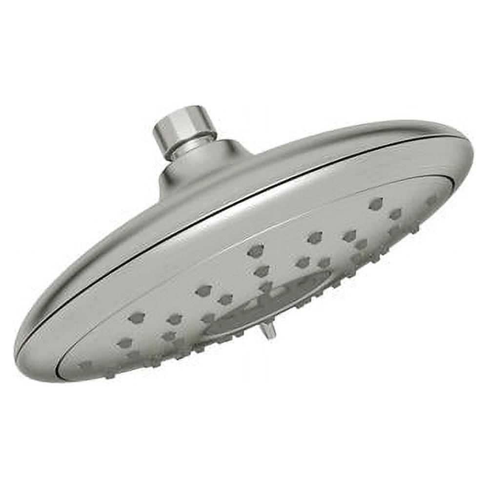 Brushed Nickel 7-Inch Multi-Function Wall Mounted Shower Head