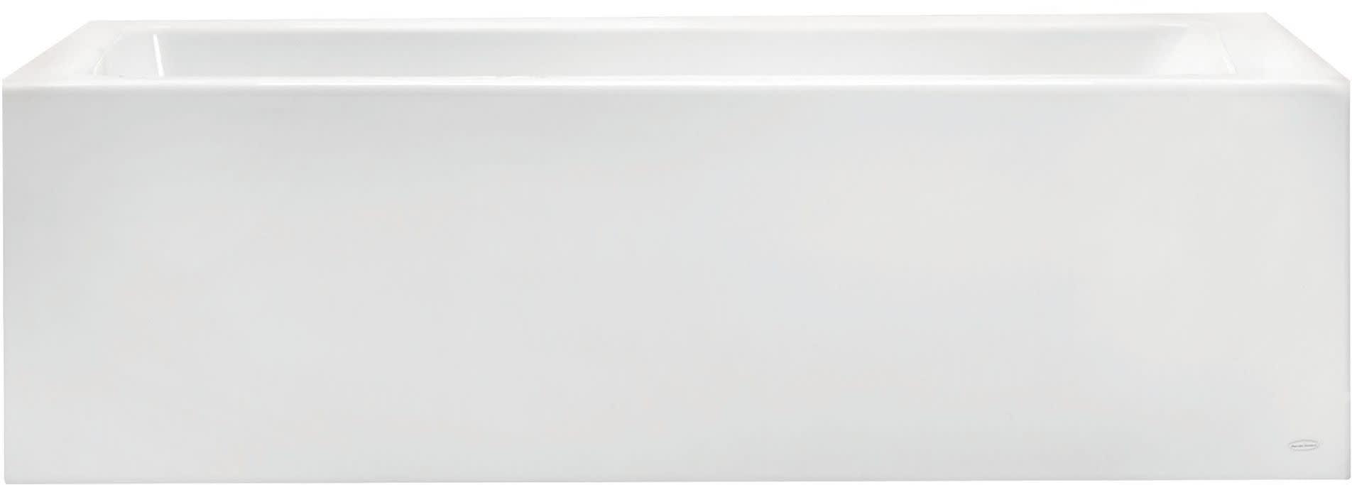 Studio 60'' White Acrylic Alcove Soaking Bathtub