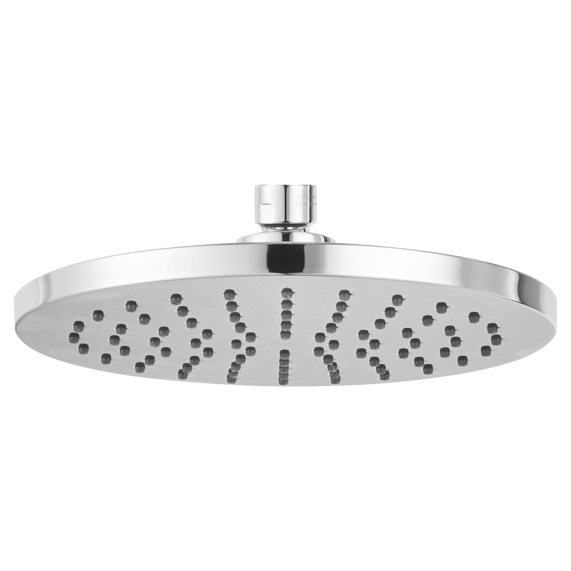 Polished Chrome 8-Inch Round Rain Shower Head