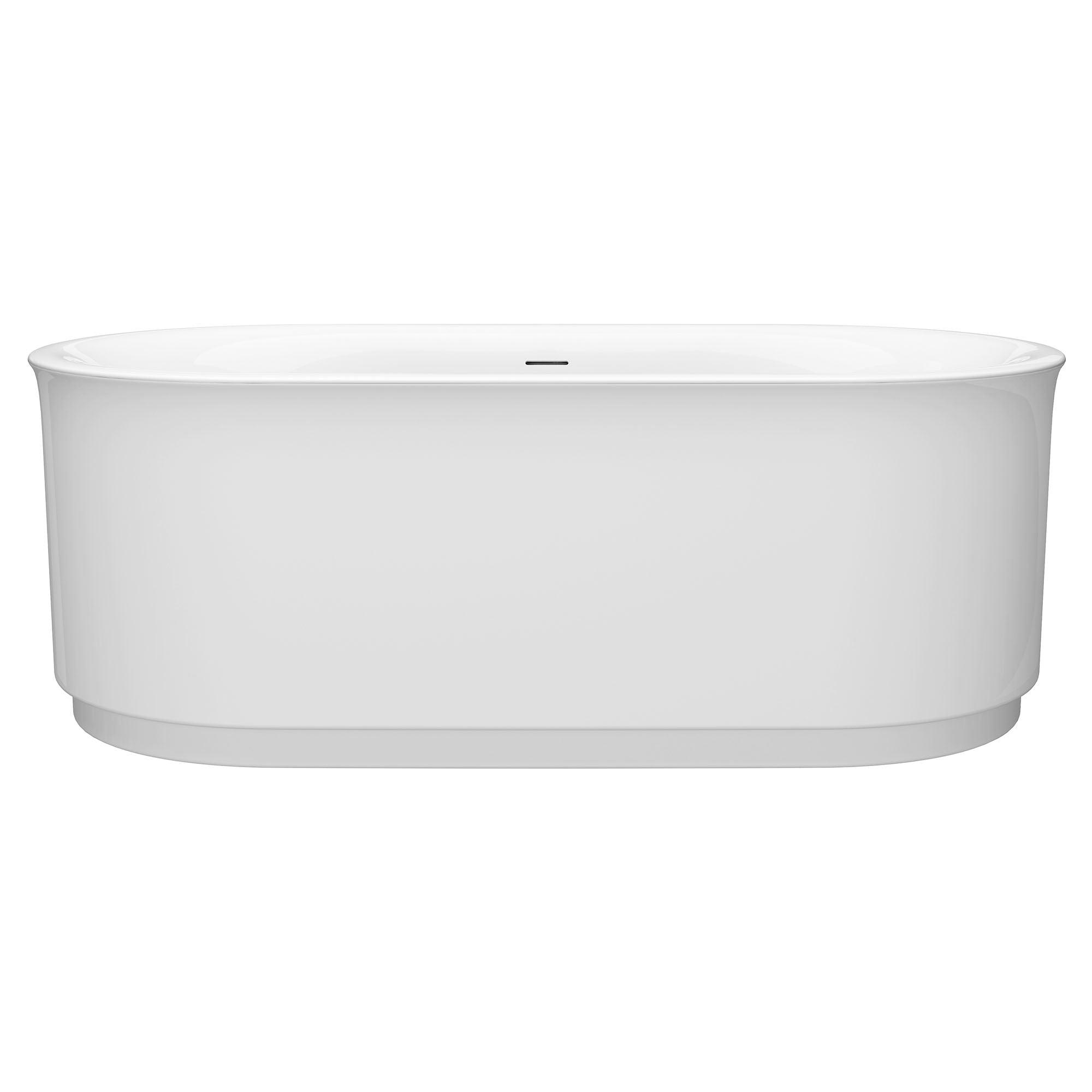 68'' x 34'' Freestanding Soaking Acrylic Bathtub