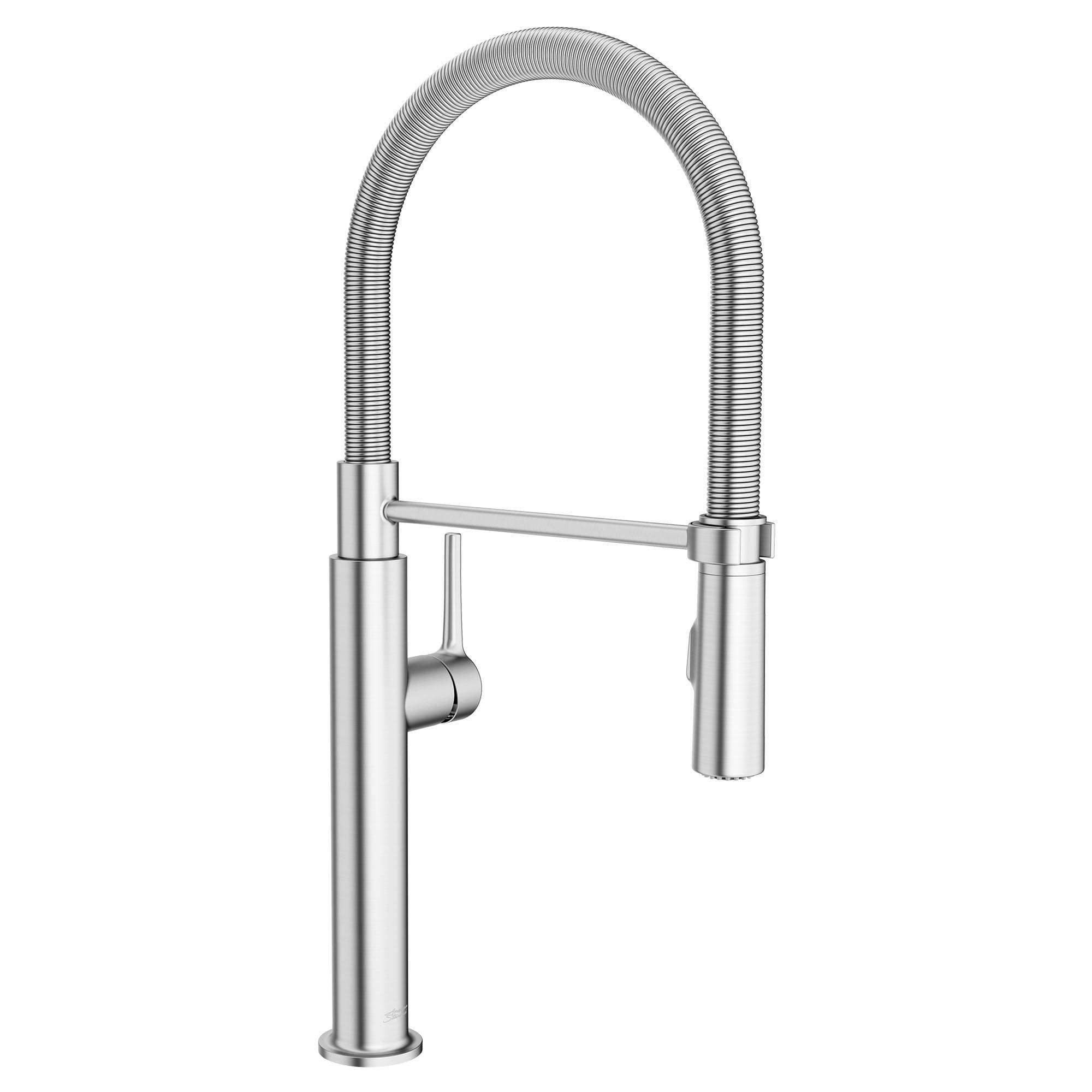 Stainless Steel Semi-Pro Pull-Down Kitchen Faucet with Spray