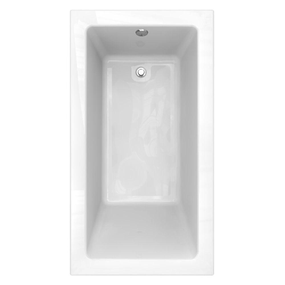 Studio 66'' x 36'' Drop-In Soaking Fiberglass Bathtub