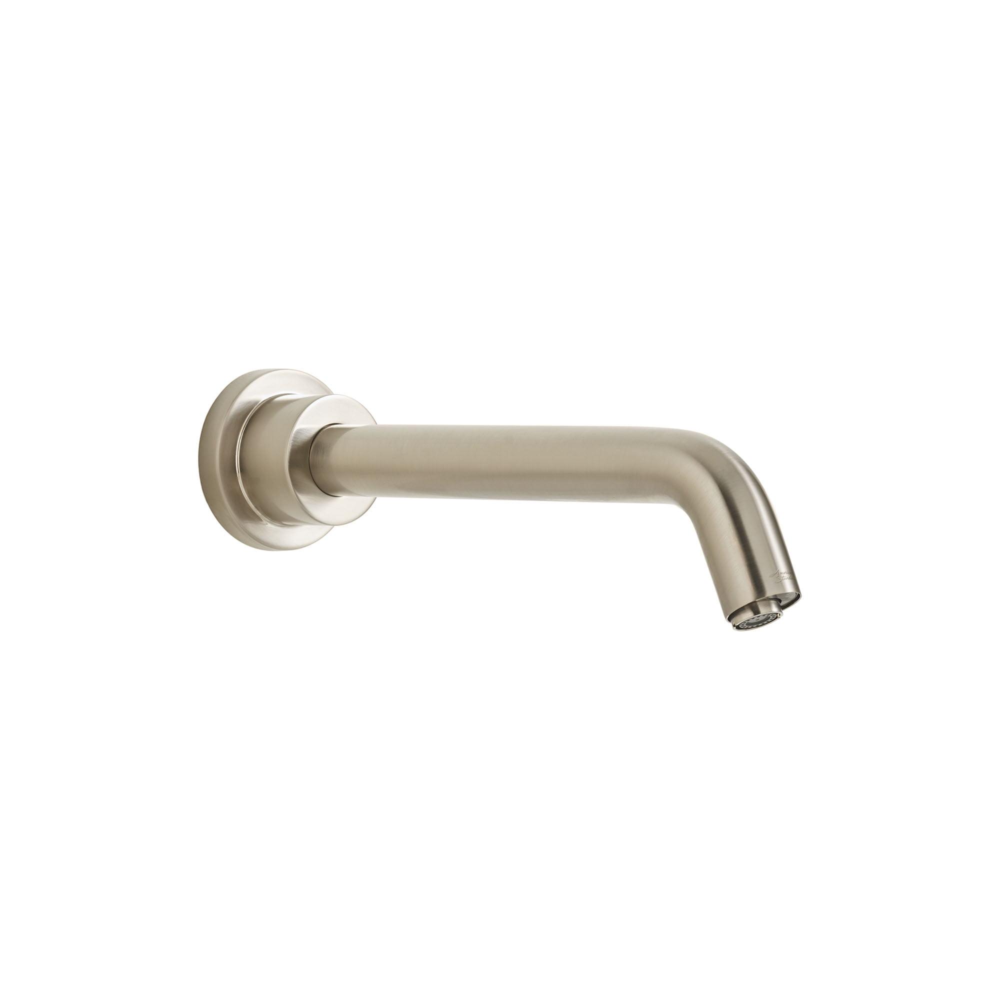 Brushed Nickel Wall-Mounted Touchless Bathroom Faucet