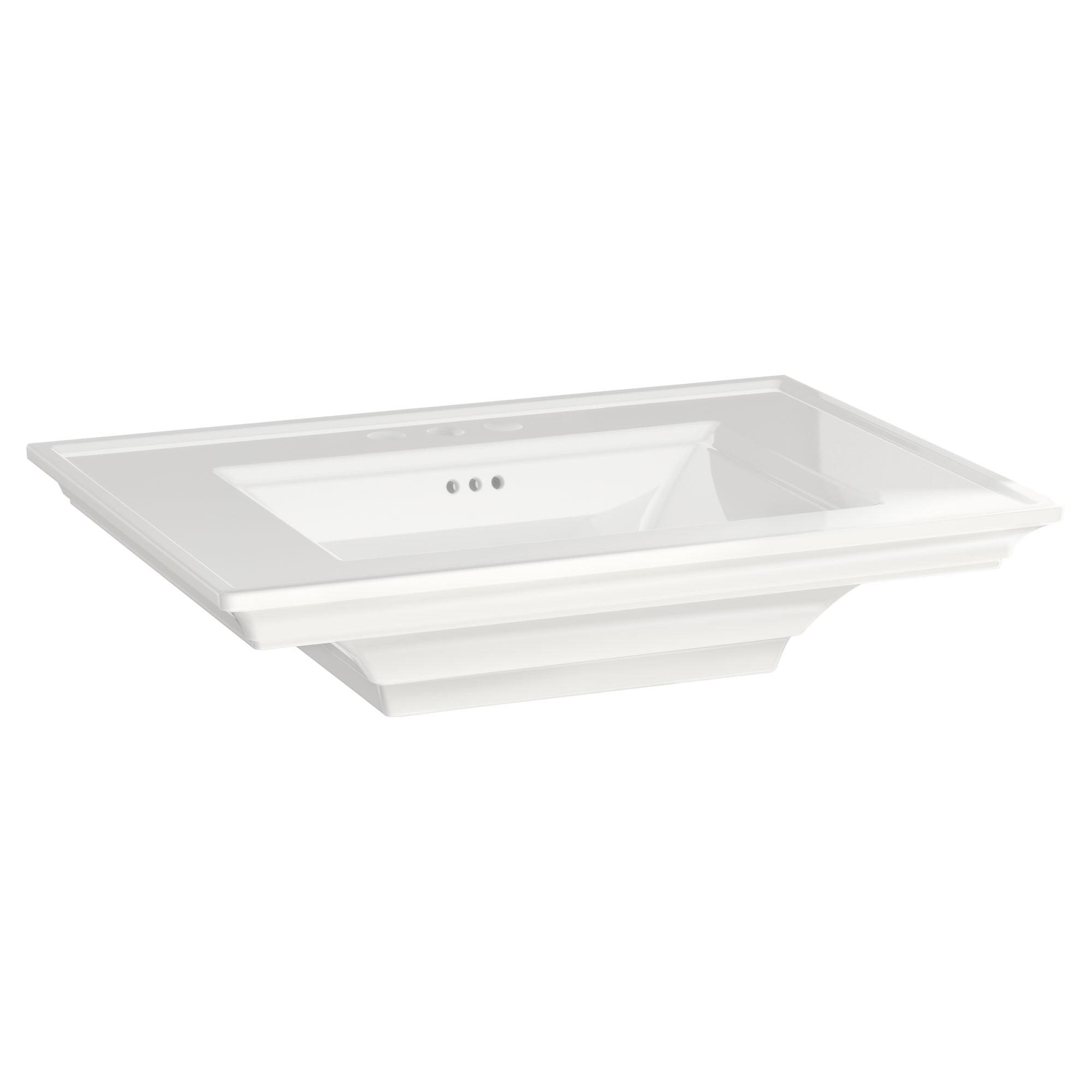 American Standard Town 22.5'' White Ceramic Rectangular Bathroom Sink with Overflow