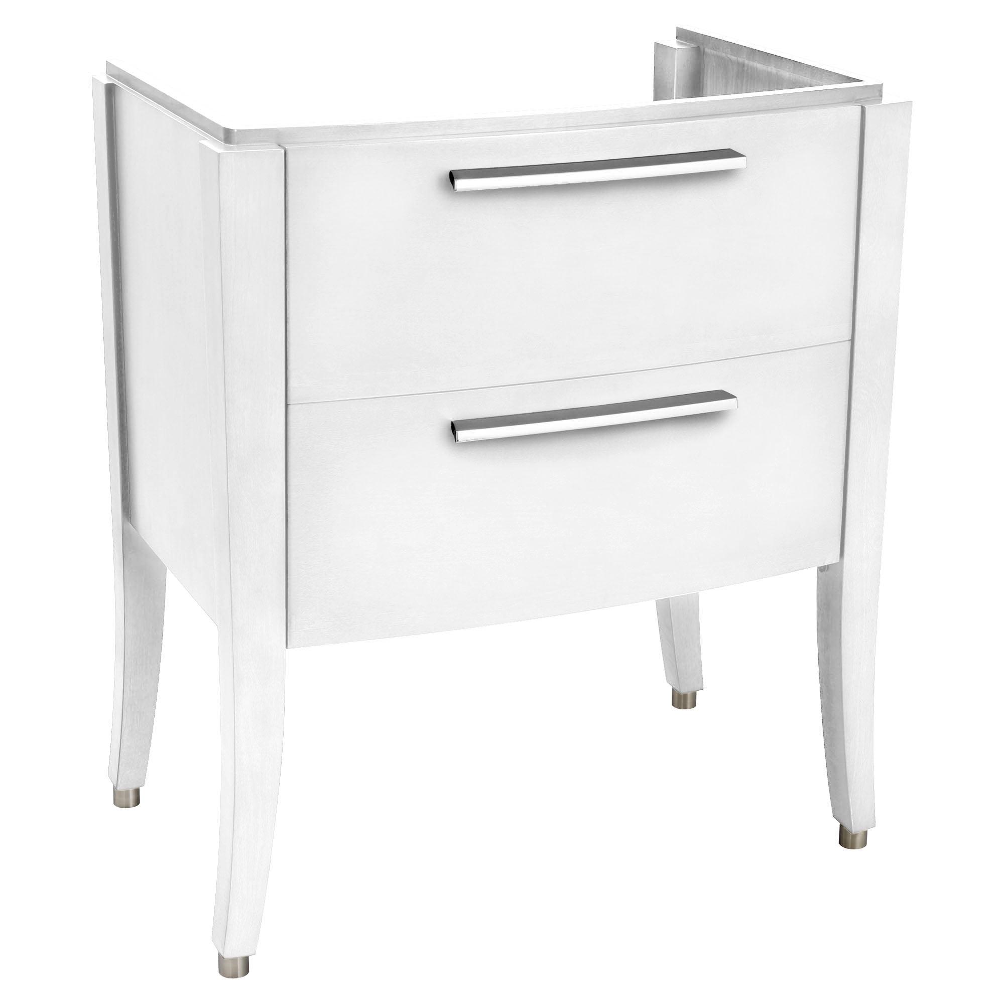 Townsend 30-Inch White Freestanding Bathroom Vanity with Chrome Hardware