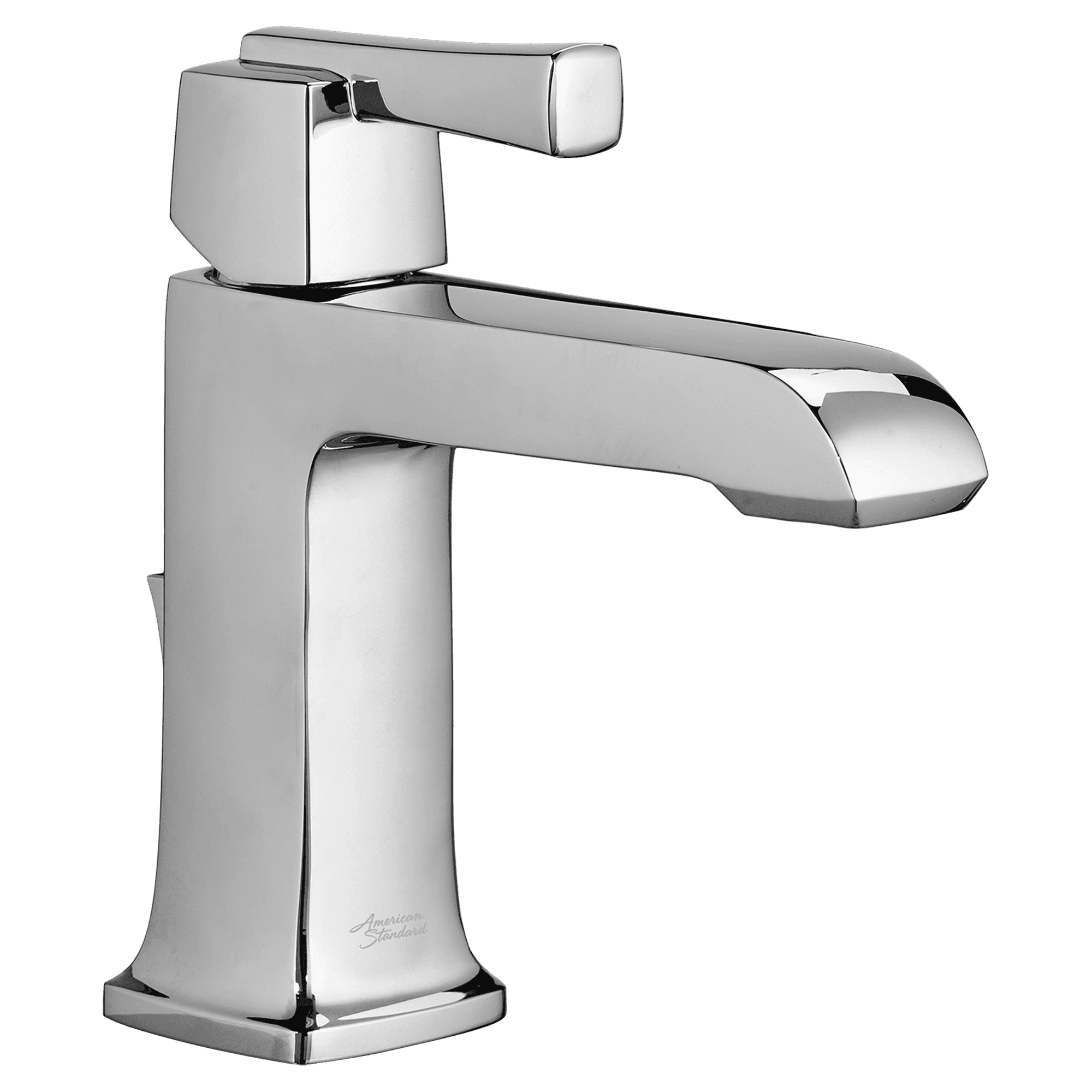 Manhattan Bridge Inspired Polished Chrome Single-Handle Bathroom Faucet