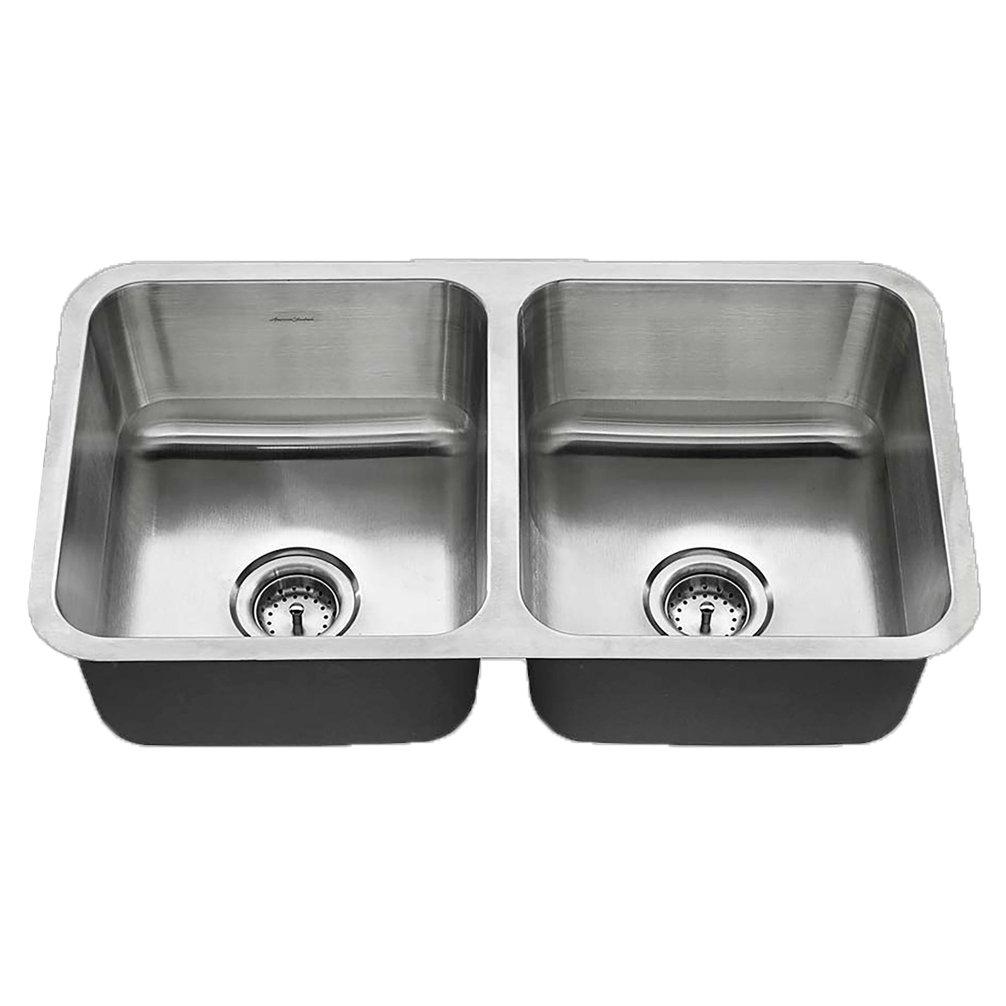 Reliant 32'' Stainless Steel Double Bowl Undermount Kitchen Sink