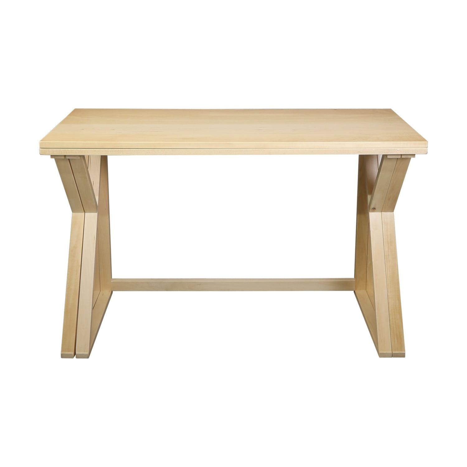 American Trails Aztecs Folding Console to Dining Convertible Table with Solid American Basswood