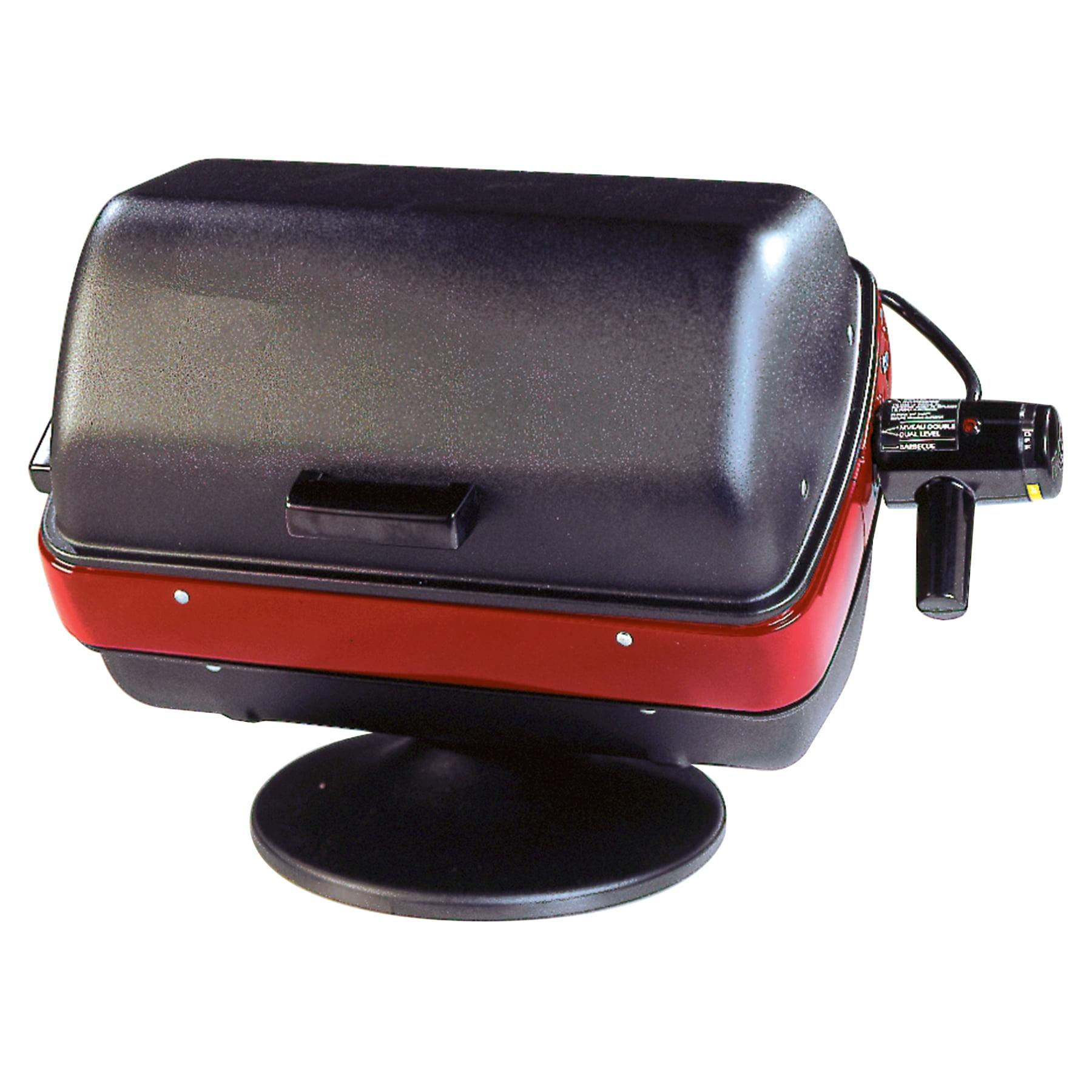 Americana Electric Tabletop Grill with Red and Black Finish