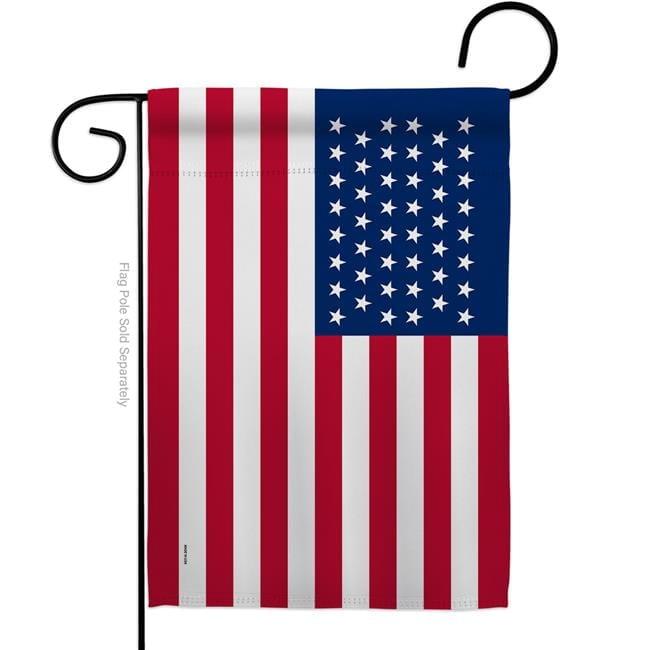 Americana Home & Garden G141122-BO 13 x 18.5 in. United State 1908-1912 American Old Glory Garden Flag with Double-Sided House Decoration Banner Yard Gift