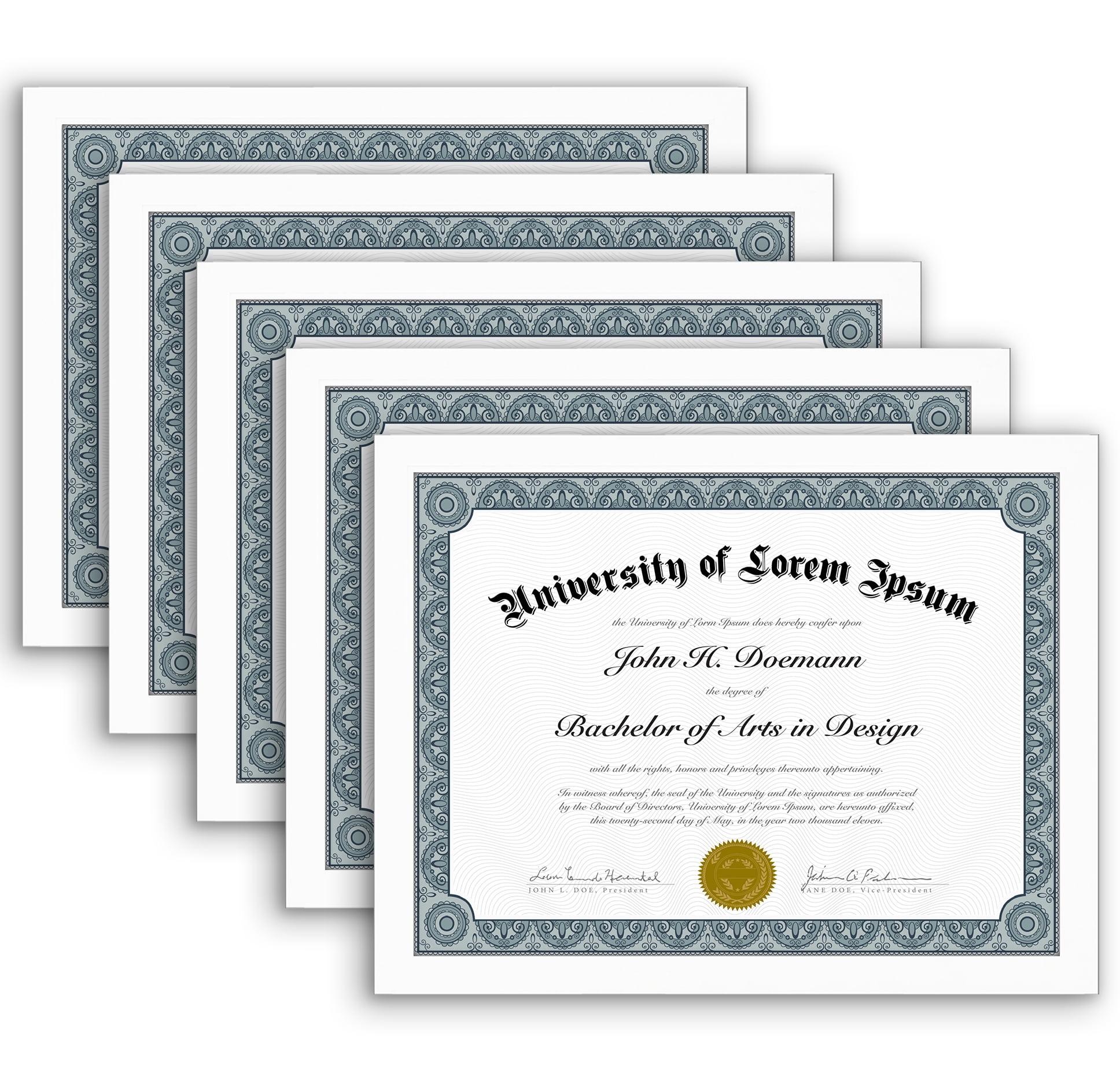 Americanflat Picture Frame 5 Pack of Picture Frames - Plexiglass Cover
