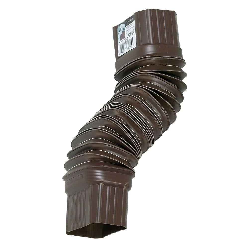 Amerimax 2'' x 3'' Flex-Elbow, Brown