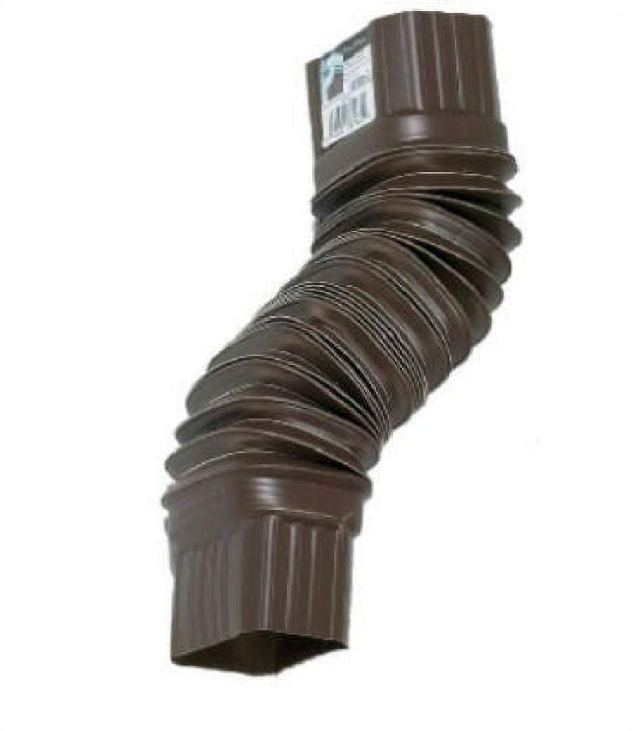 Amerimax 2'' x 3'' Flex-Elbow, Brown