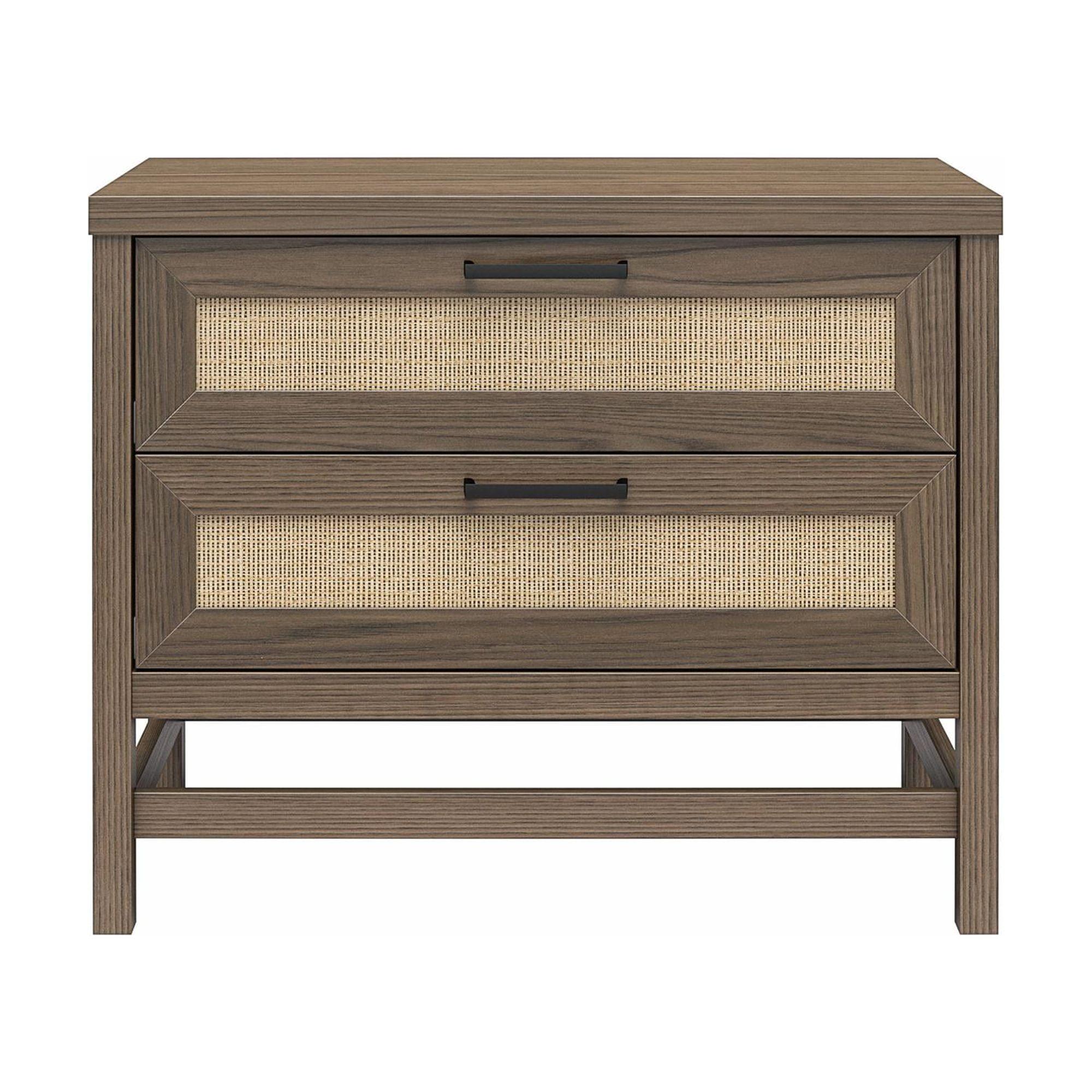 Ameriwood Home Lennon 2 Drawer Nightstand