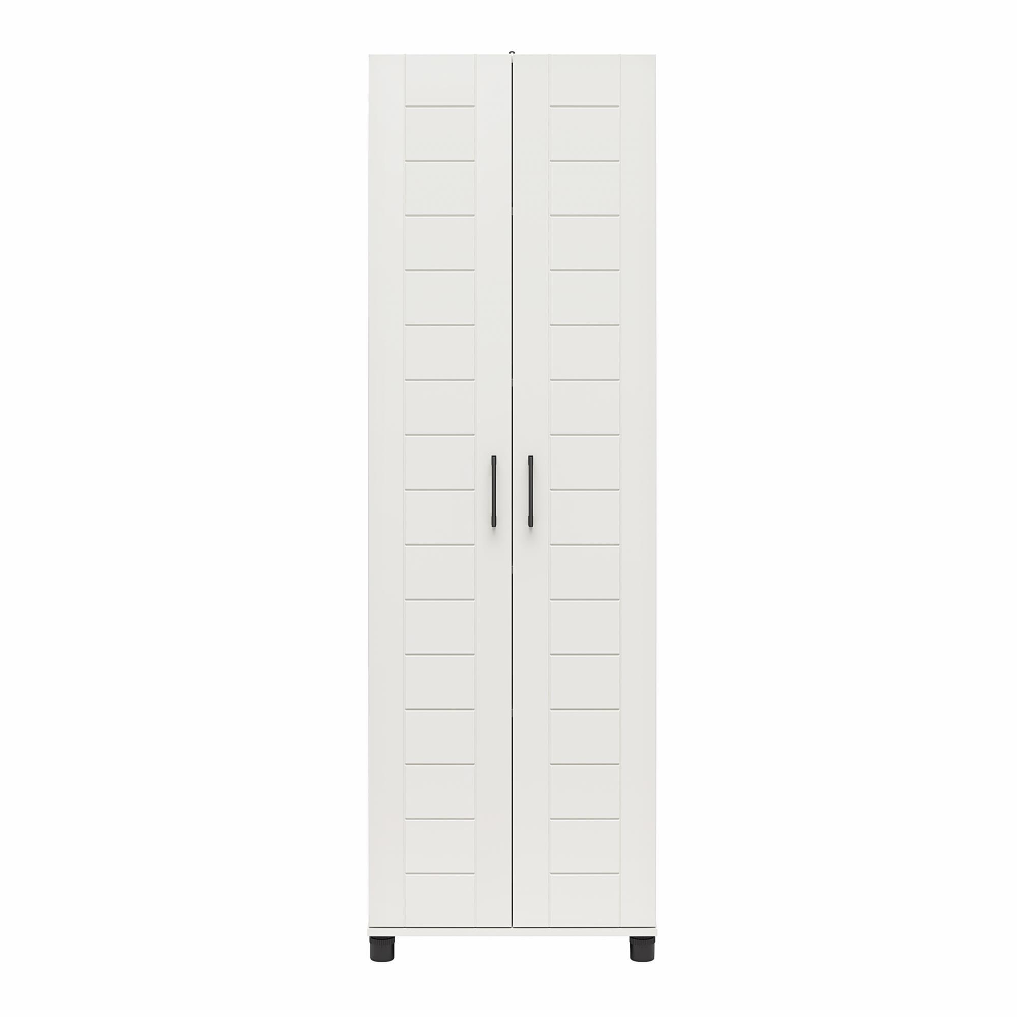 Loxley 24" Wide 2 Door Shiplap Cabinet, White