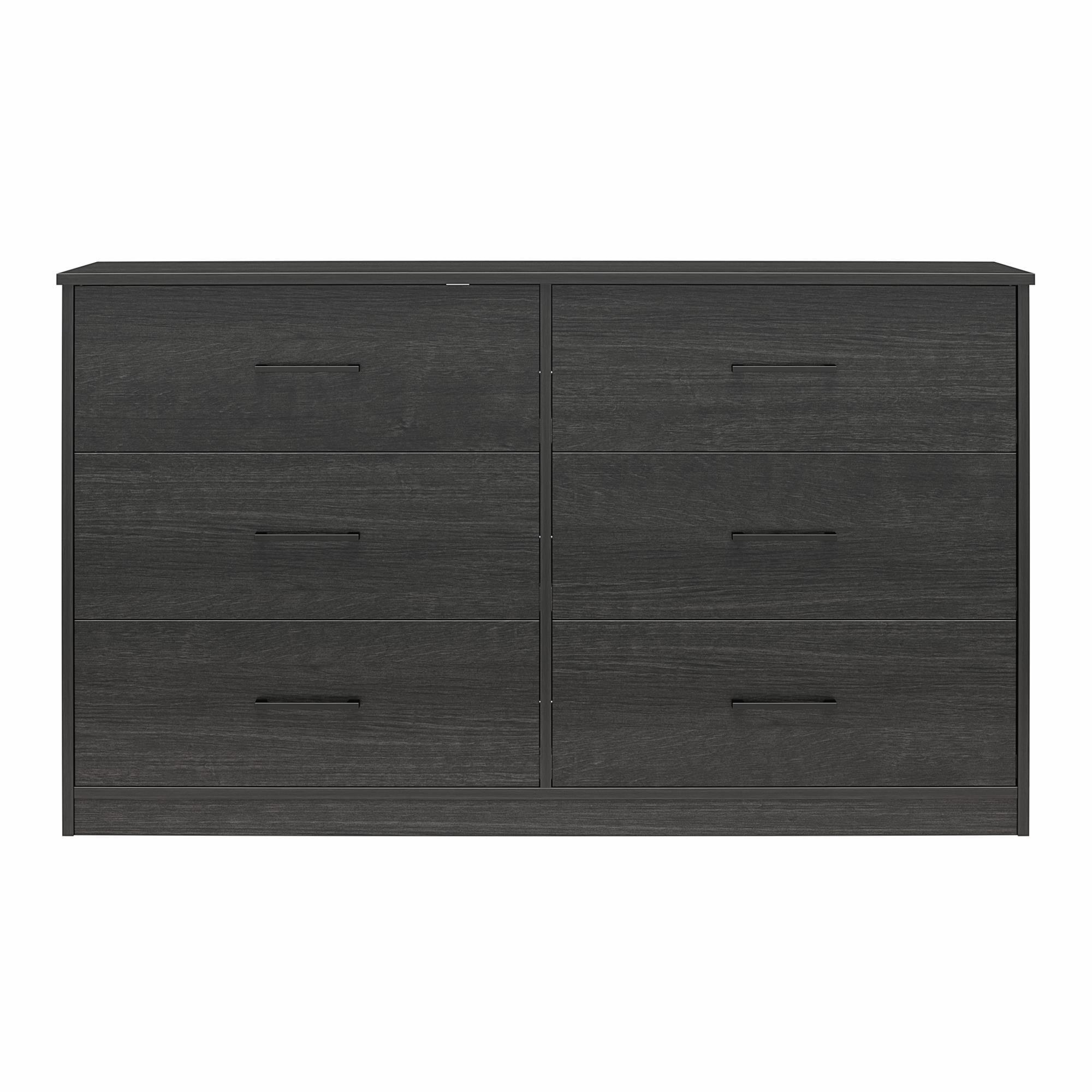 Ameriwood Home BrEZ Build Collection Pearce Wide 6 Drawer Dresser