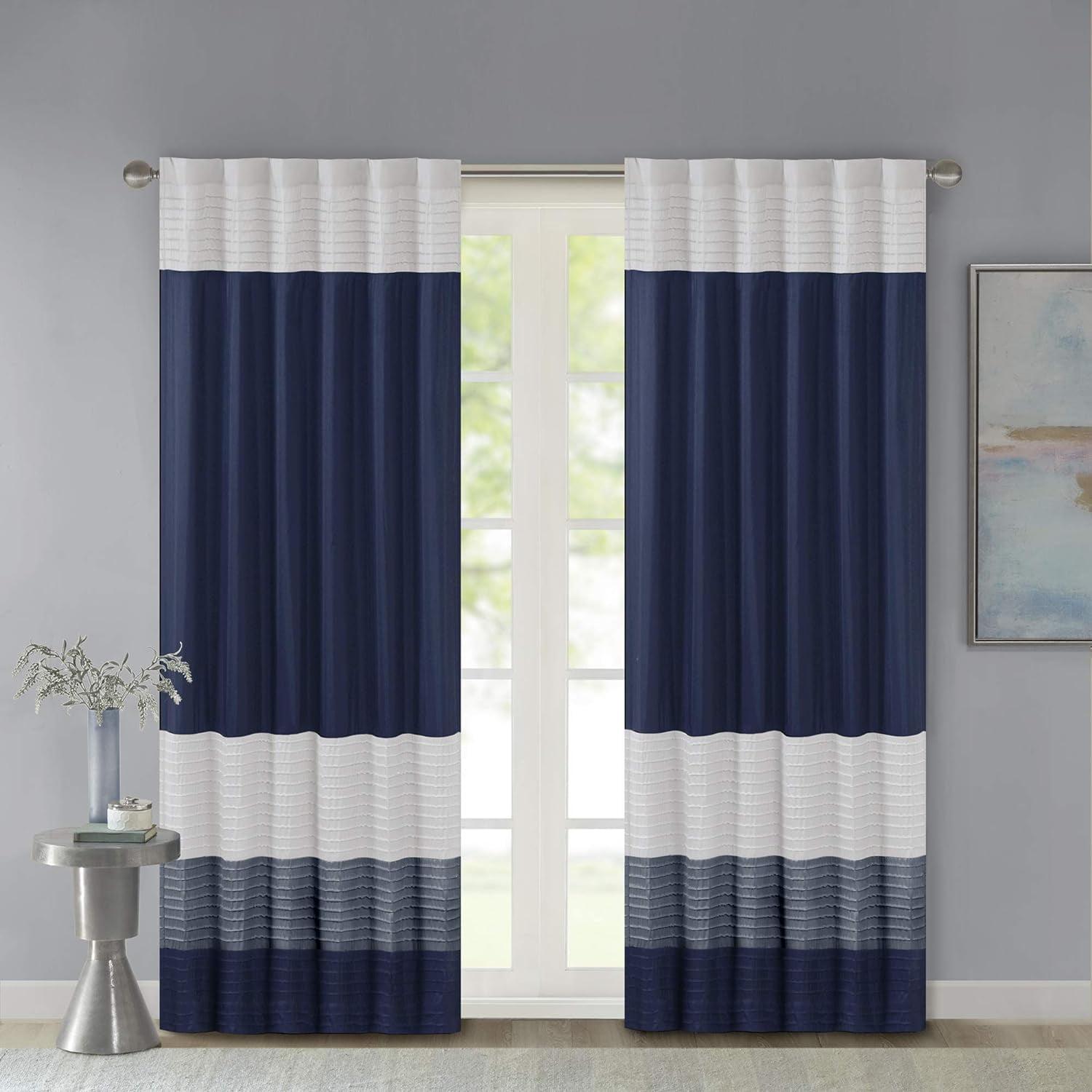 Amherst Polyoni Pintuck Curtain Panel