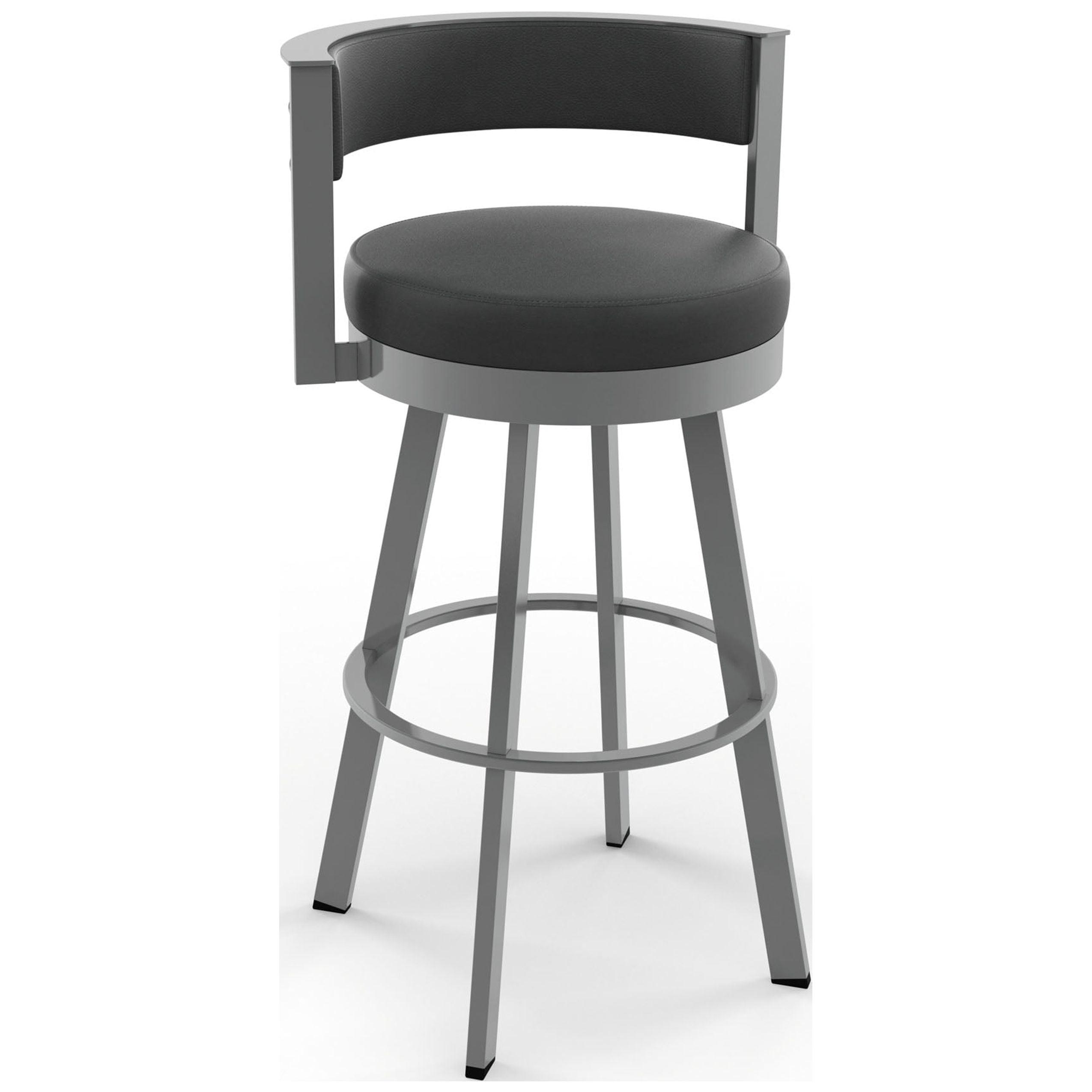 26" Browser Swivel Counter Height Barstool with Upholstered Seat - Amisco