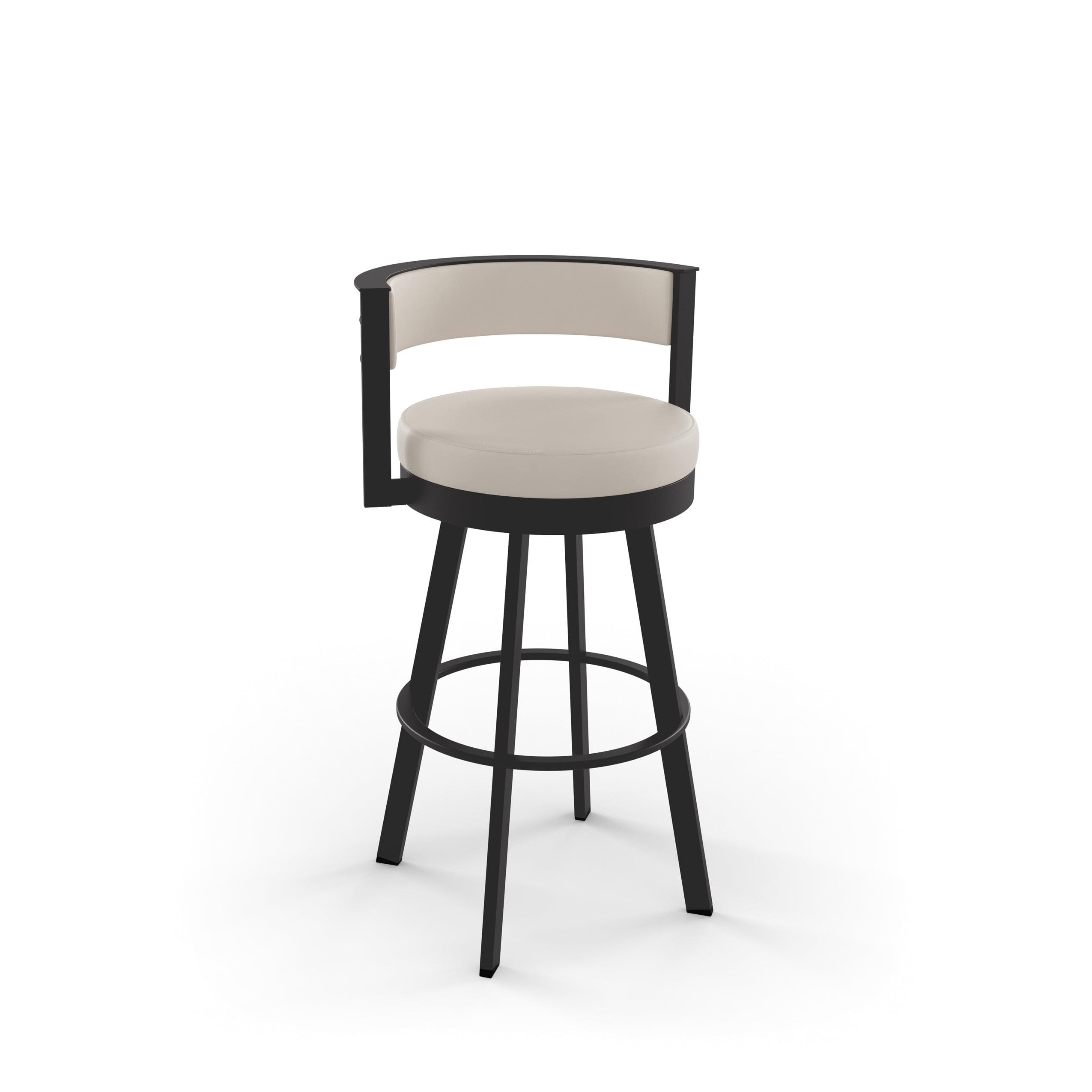 26" Browser Swivel Counter Height Barstool with Upholstered Seat - Amisco