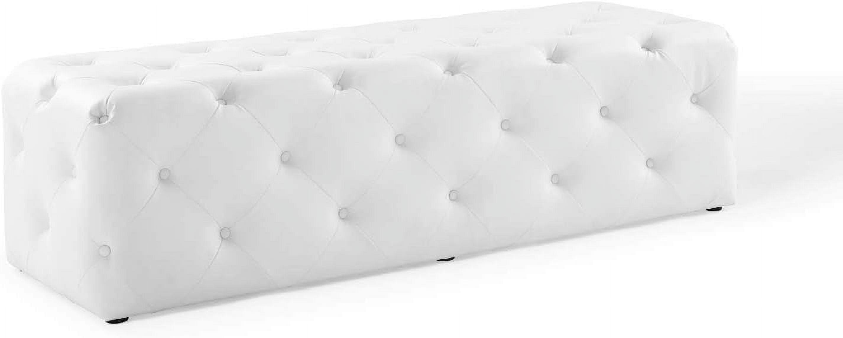 Amour Tufted Button Entryway Performance Velvet Bench by Modway