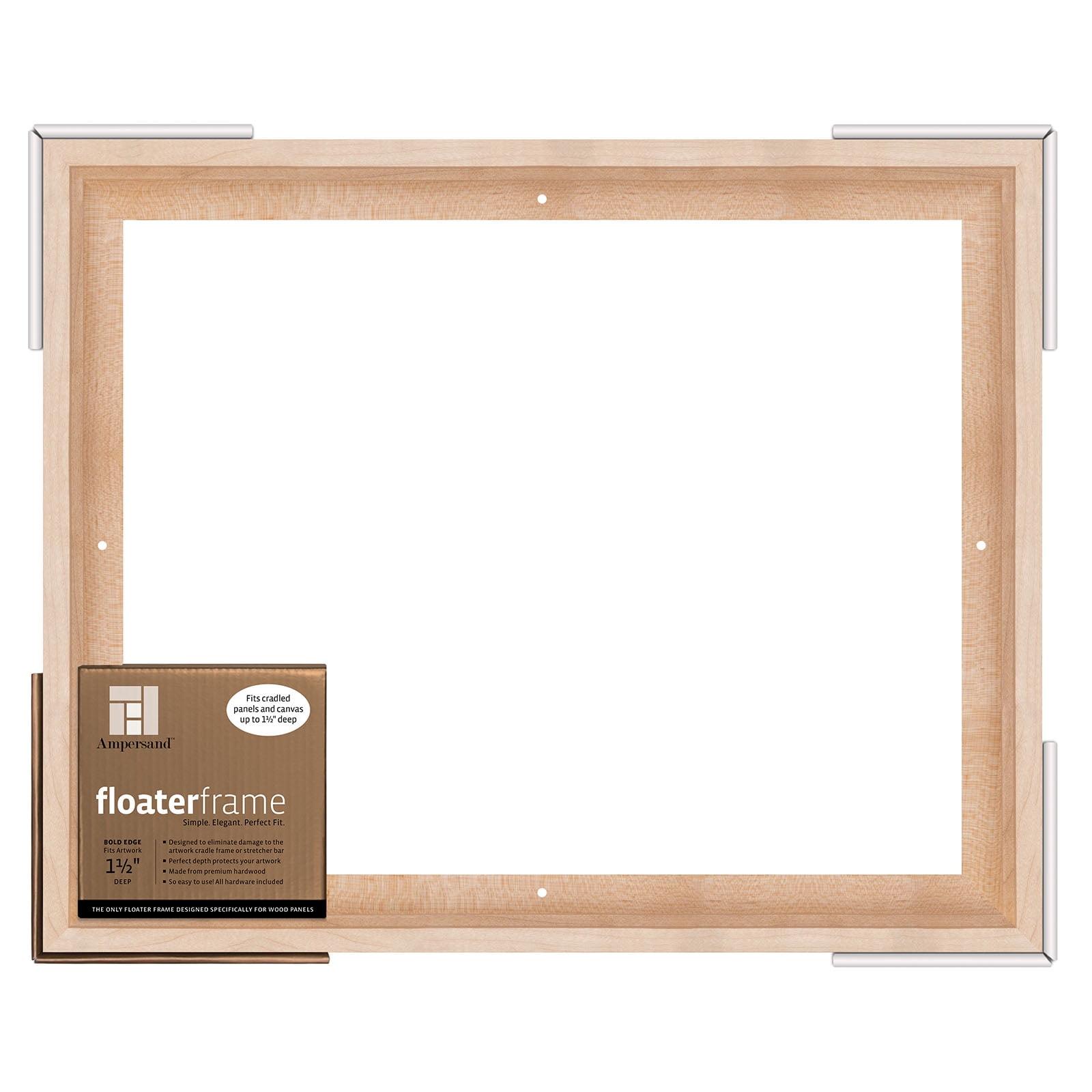 Maple 12" x 12" Bold Edge Floater Frame