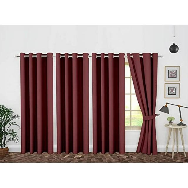 Ample Decor Polyester Blackout Curtain (Set of 4)