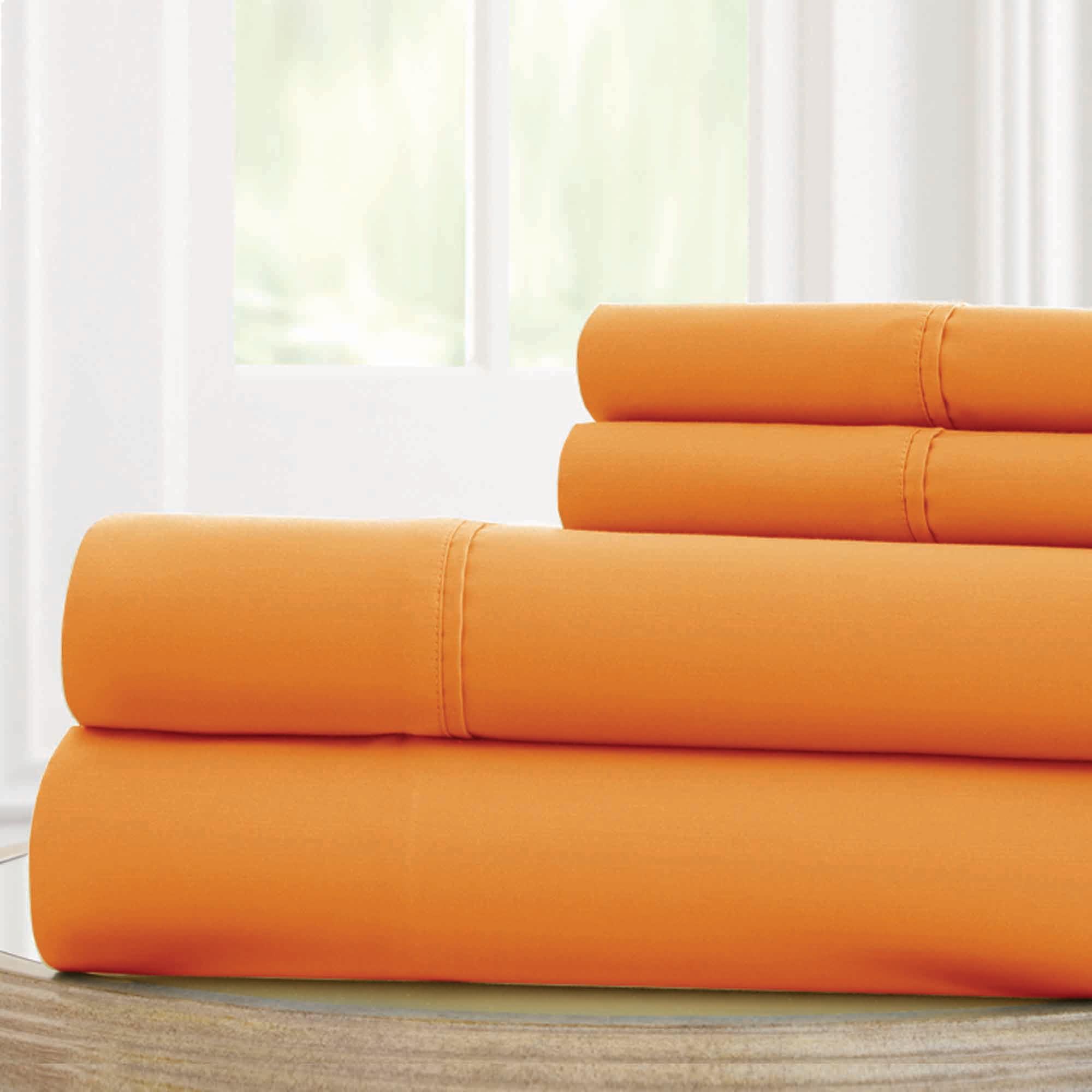 Modern Threads 1800 Series 100 GSM Solid Microfiber 3 Piece Sheet Set.