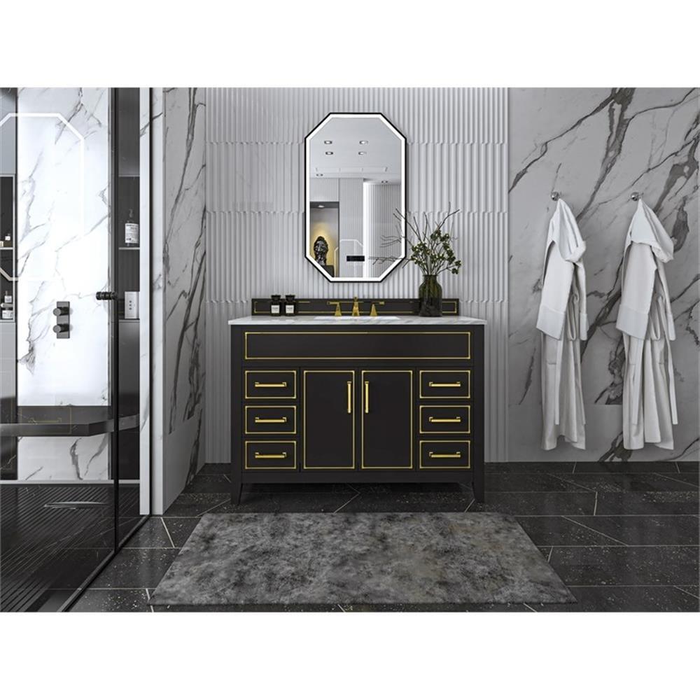 Aspen 48'' Single Bathroom Vanity with Marble Top