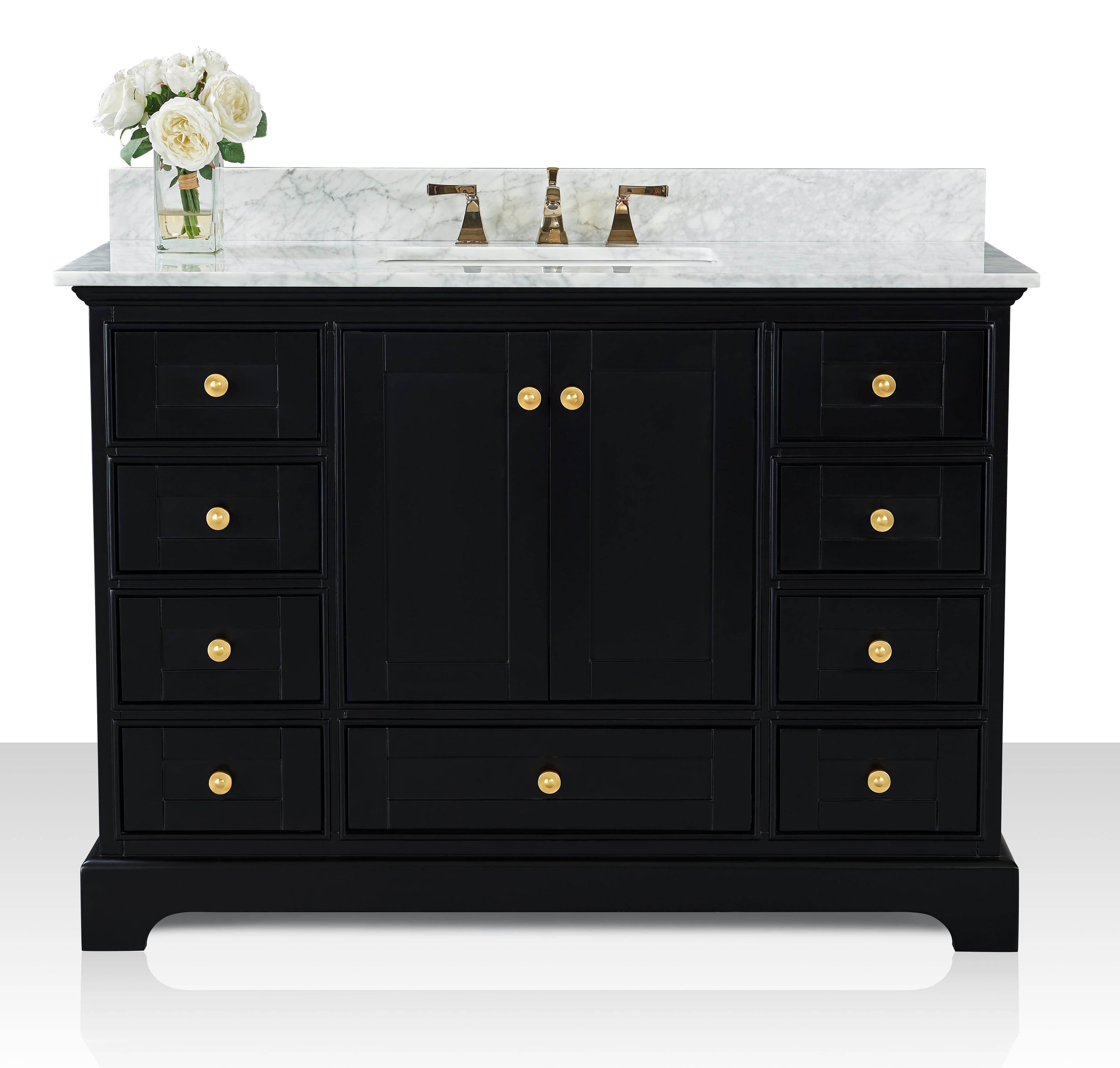 Varna 48'' Single Bathroom Vanity with Marble Top