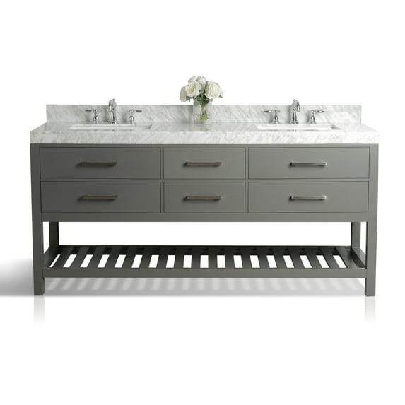 Ancerre Designs Elizabeth 72'' Double Bath Vanity Set