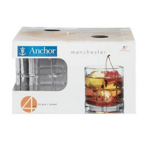 Anchor Hocking 10.5 oz. Glass Cocktail Glasses (Set of 4) (Set of 4)