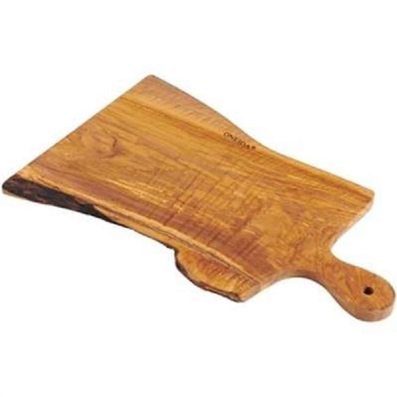 Italian Olive Wood Rectangular Cutting Board with Handle