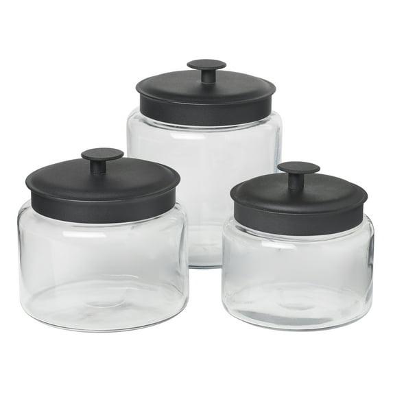 Anchor Hocking Montana Glass Jar - Set of 3