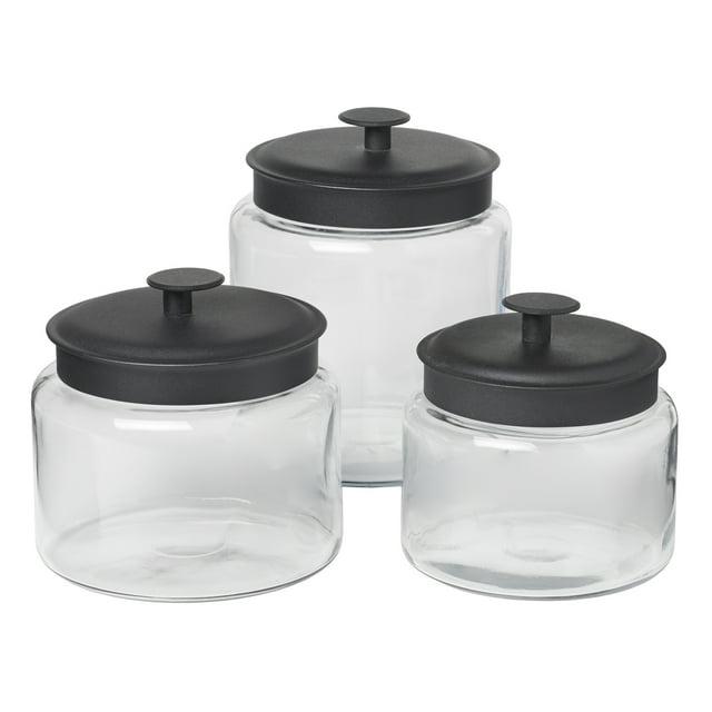 Anchor Hocking Montana Glass Jar - Set of 3