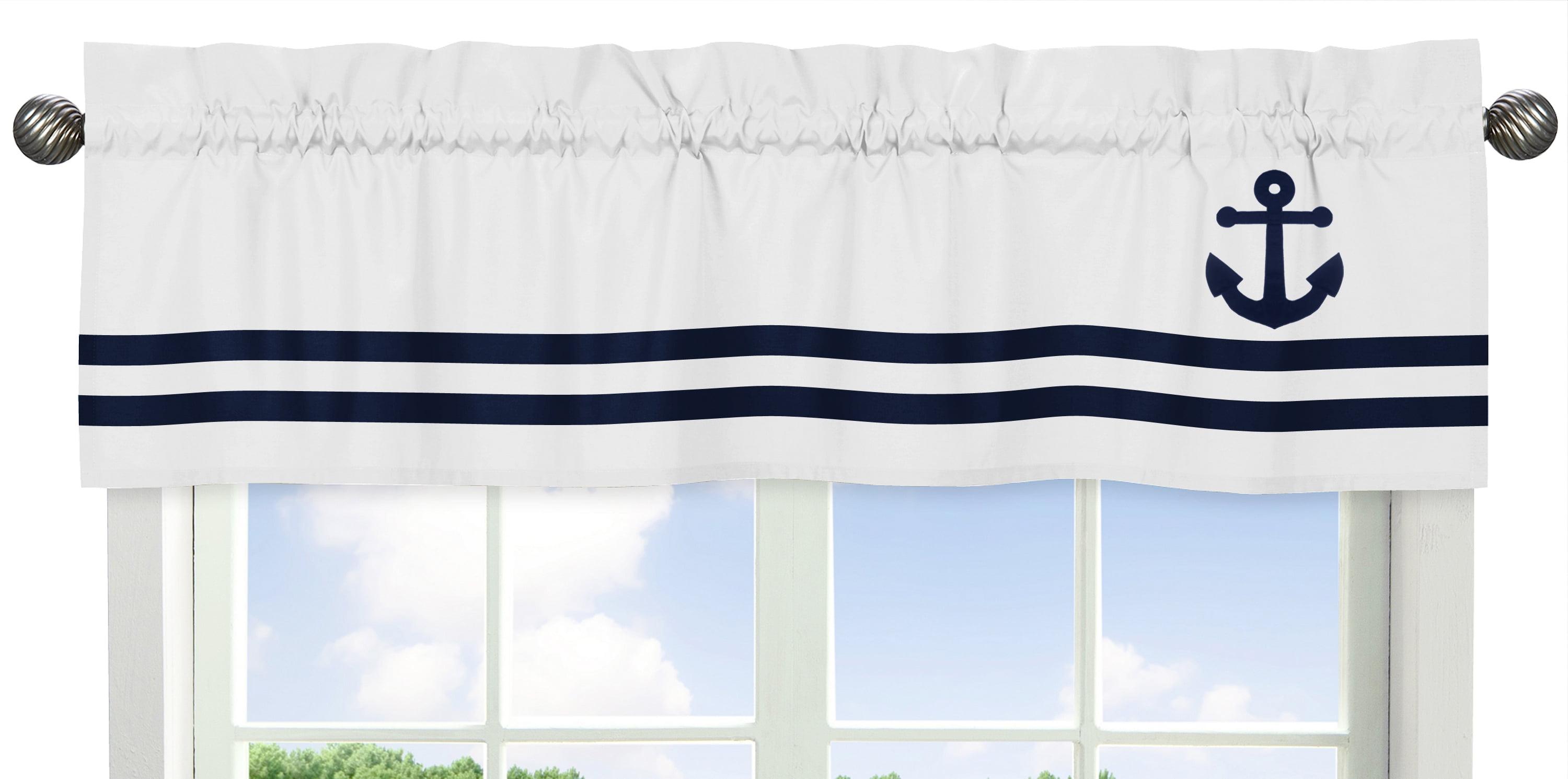 Anchors Away 54" Window Valance