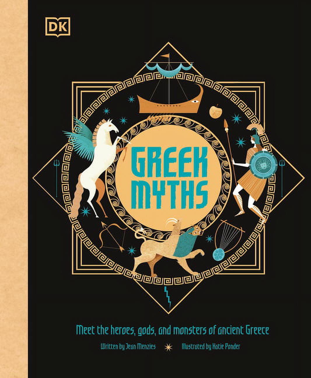 Greek Myths Hardcover Book for Kids with Illustrations