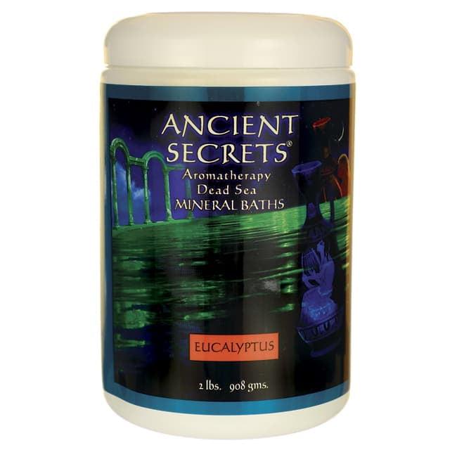 Ancient Secrets Aromatherapy Dead Sea Mineral Bath Salts, Eucalyptus, 2 Lb