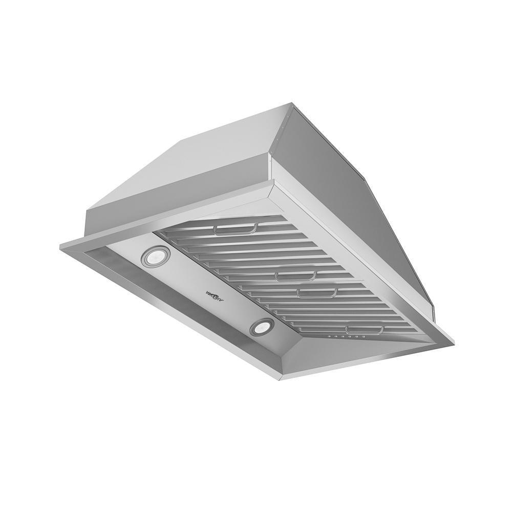 Ancona 36" Stainless Steel 600 CFM Ducted (Vented) Insert Range Hood with Baffle Filter