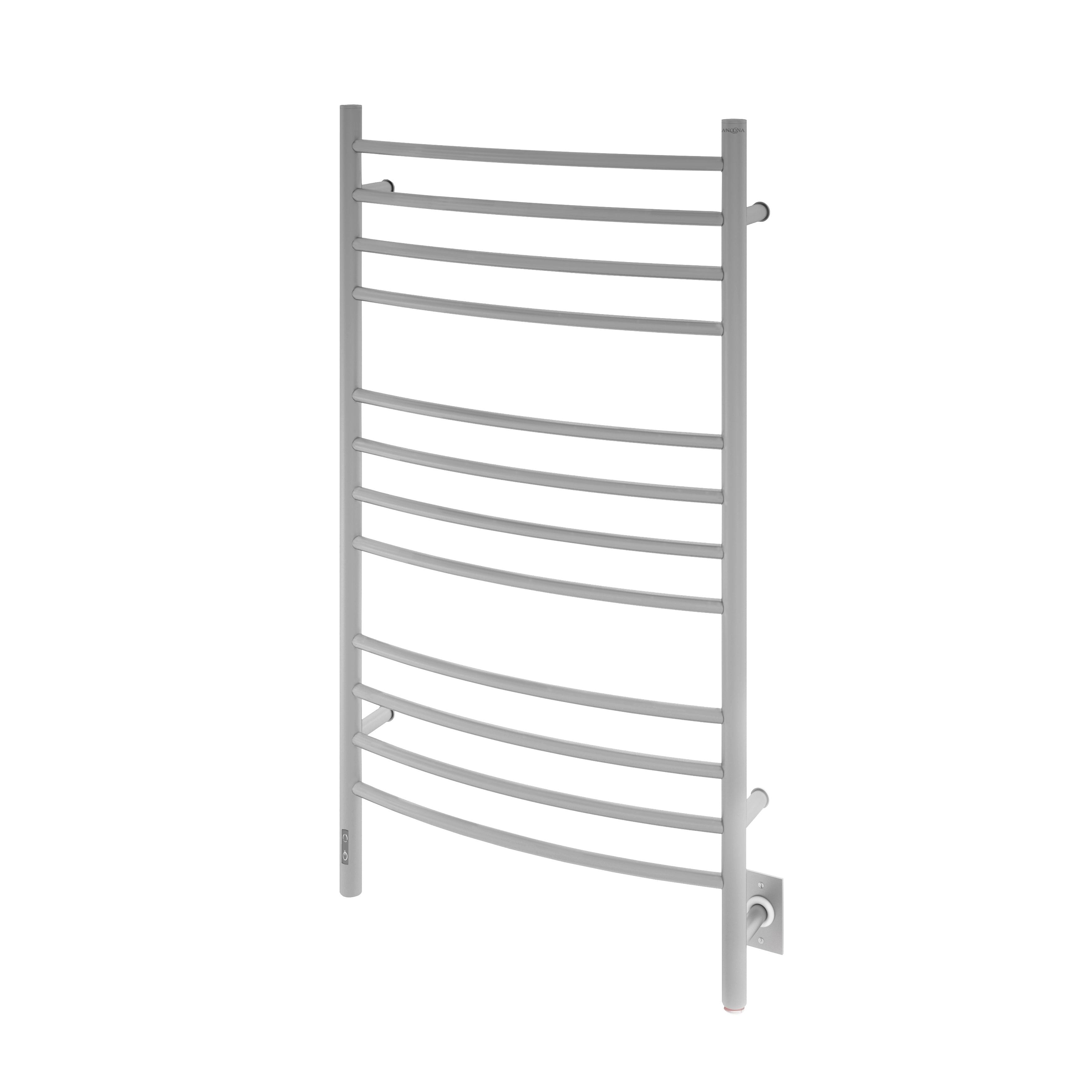 Brushed Stainless Steel 24" Wall Mounted Towel Warmer