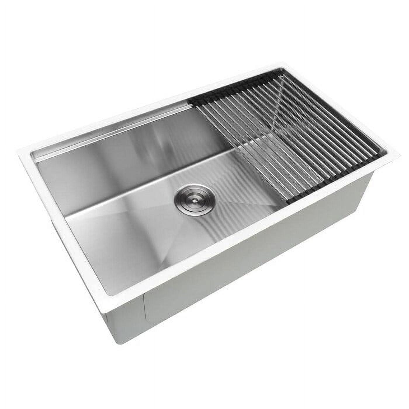 Prestige 32'' Stainless Steel Undermount Single Bowl Kitchen Sink