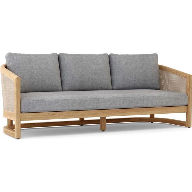 Anderson Teak Catania 82'' Outdoor Patio Sofa with Sunbrella® Cushions