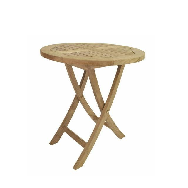 27 in. Bahama Round Bistro Folding Table