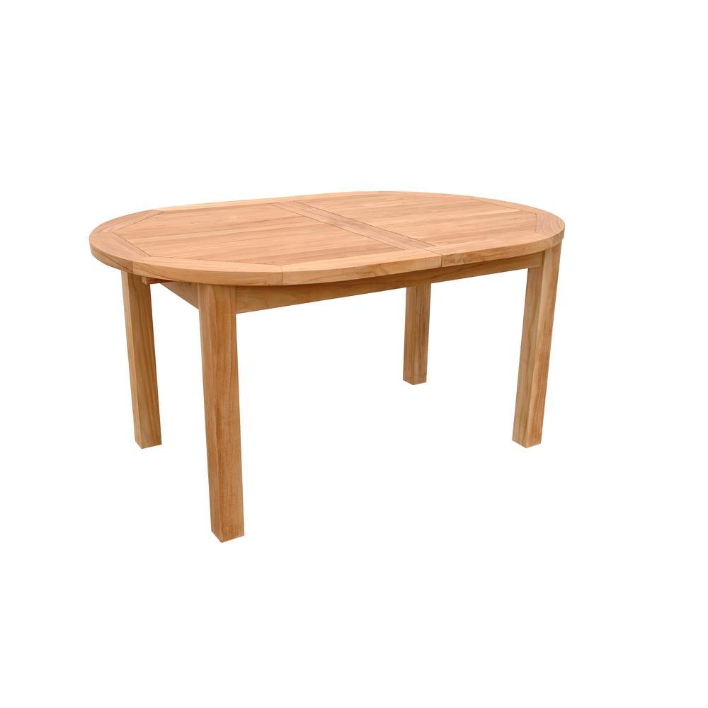 Anderson Teak Bahama 78" Oval Extension Table