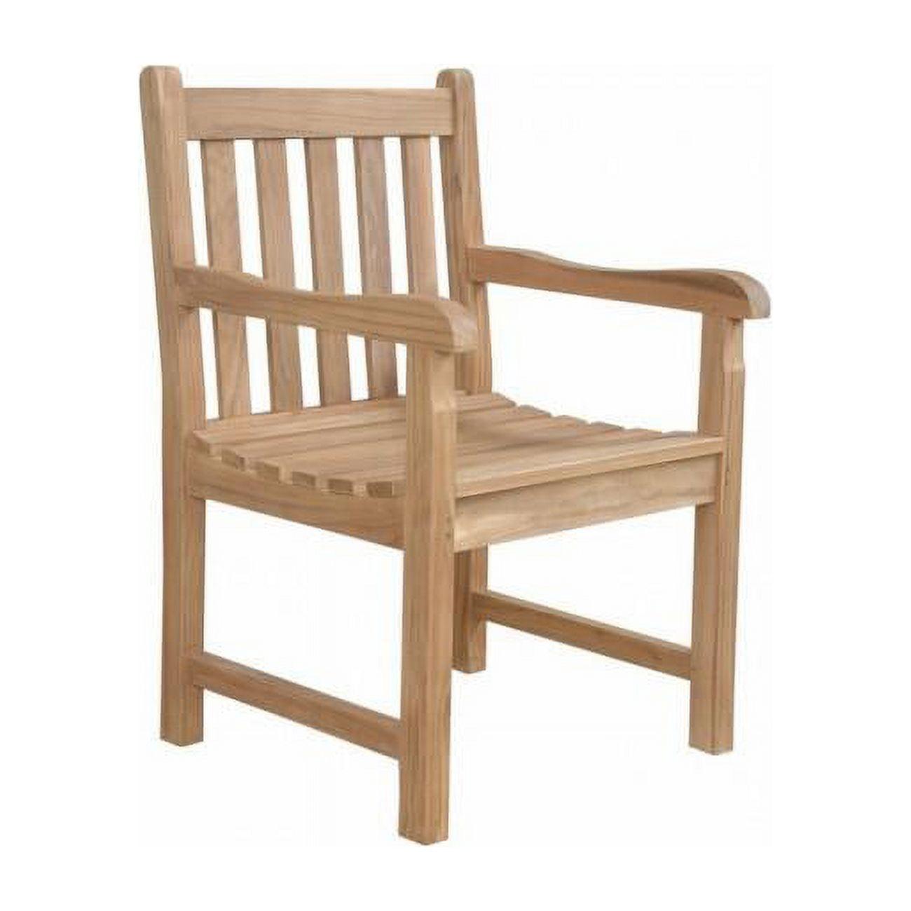 Anderson Teak Braxton Wood Outdoor Dining Armchair