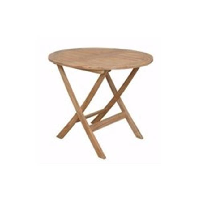 Chester 32" Round Folding Teak Patio Table