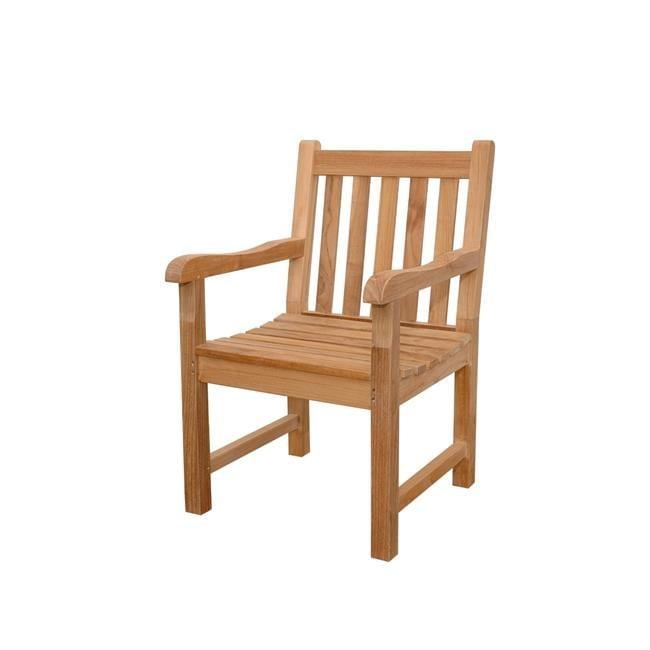 Teak Outdoor Classic Dining Armchair Anderson Teak Furniture