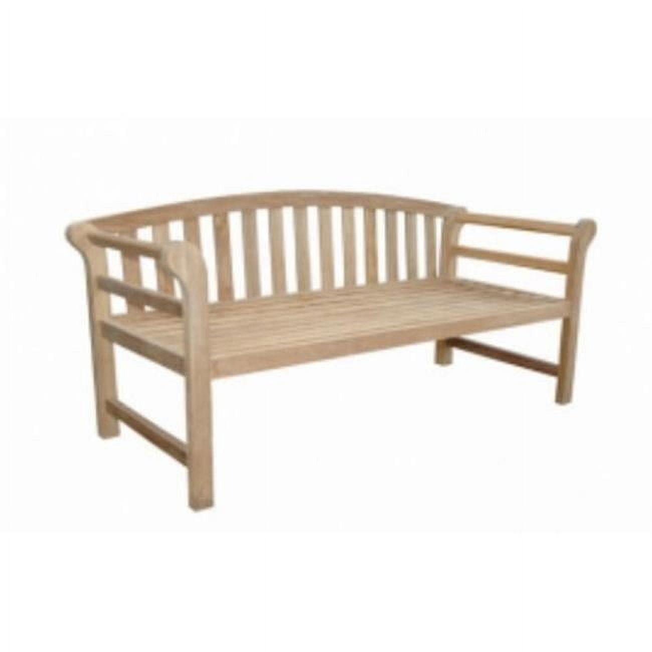 Brisbane Natural Teak Deep Seating Outdoor Bench