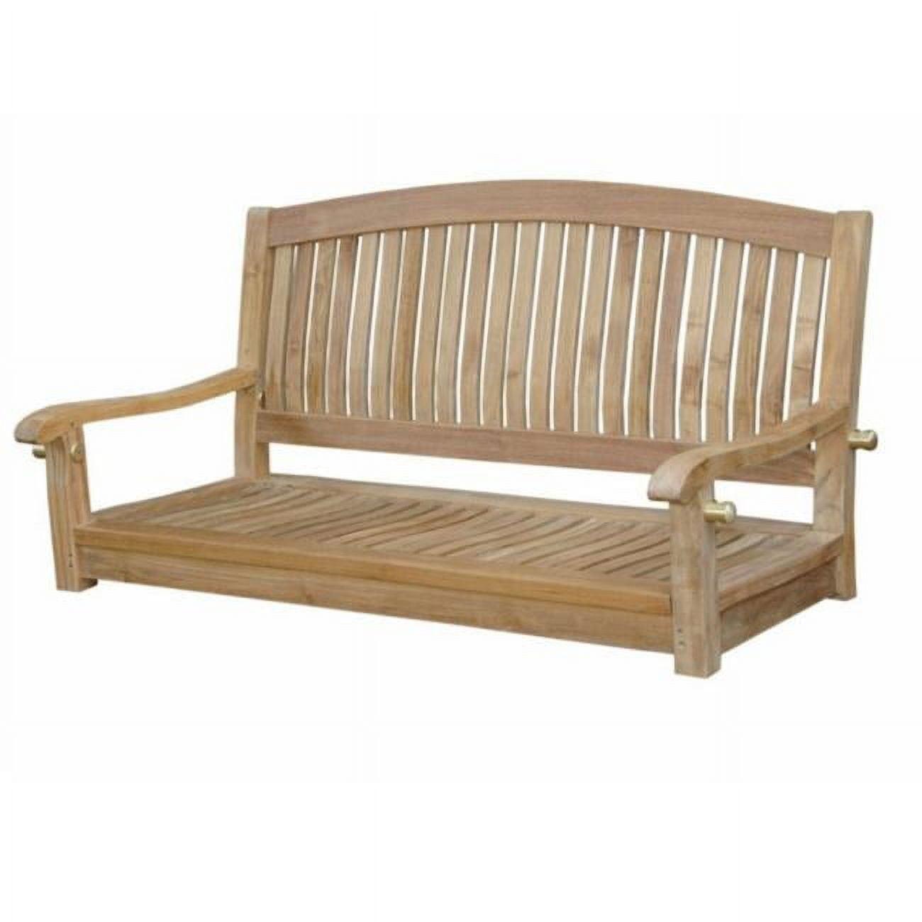 Del-Amo 48'' Natural Teak Porch Swing Bench